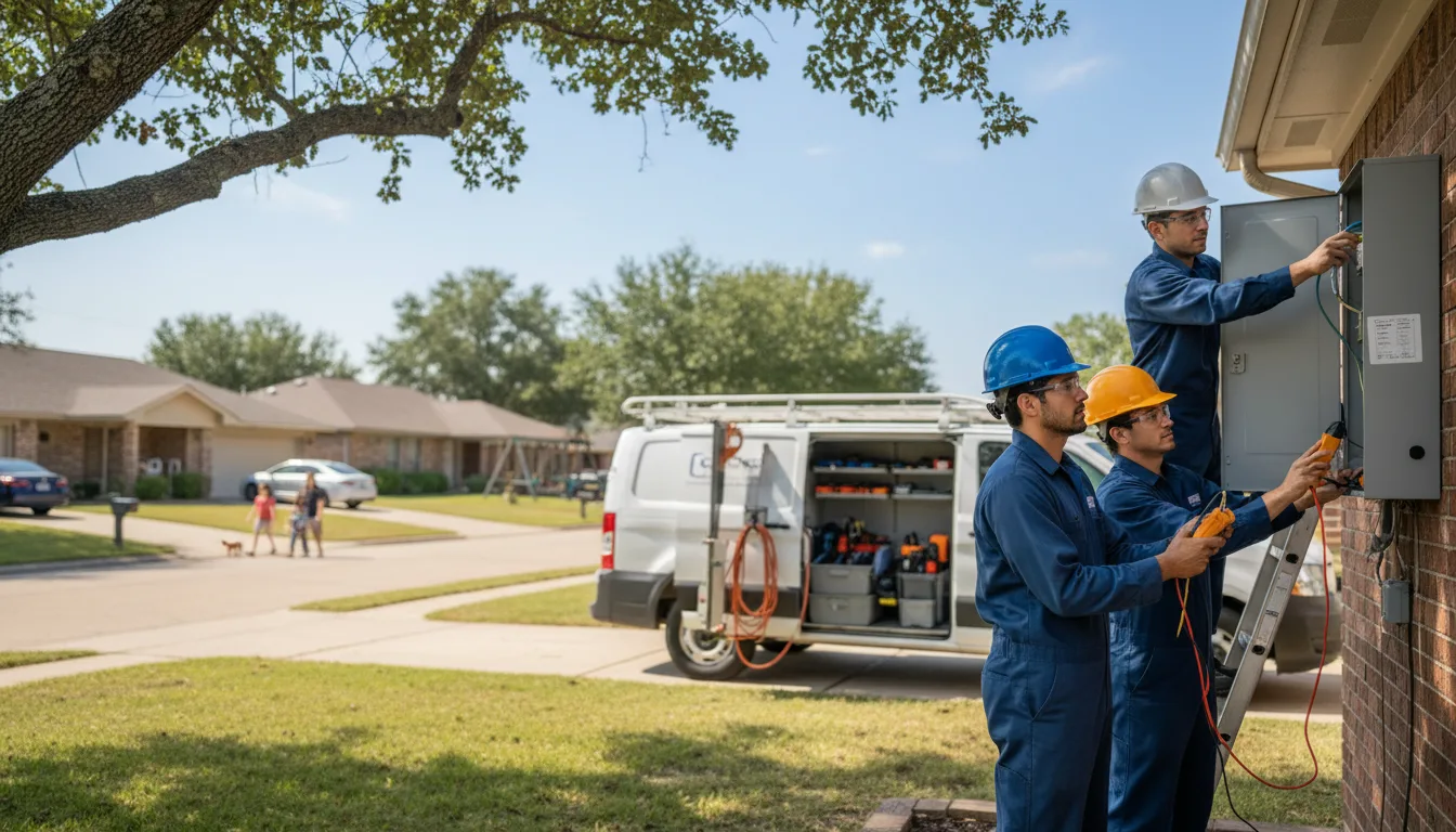 Certified electrician providing emergency electrical services in Crocketts Bluff, AR